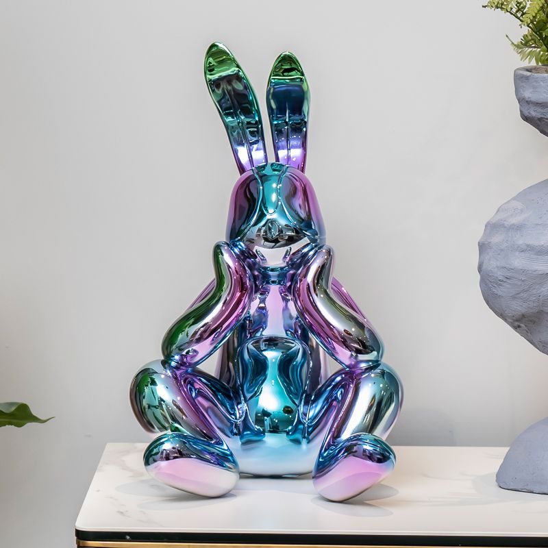 Mr. Rabbit - Thinking Rabbit - Electroplating (4)